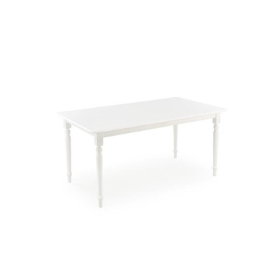 Стол обеденный HALMAR NELSON белый/белый 160-200/90